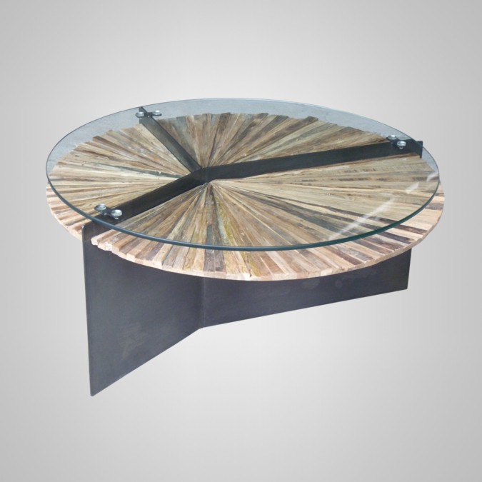 Coffee Table With Y Iron