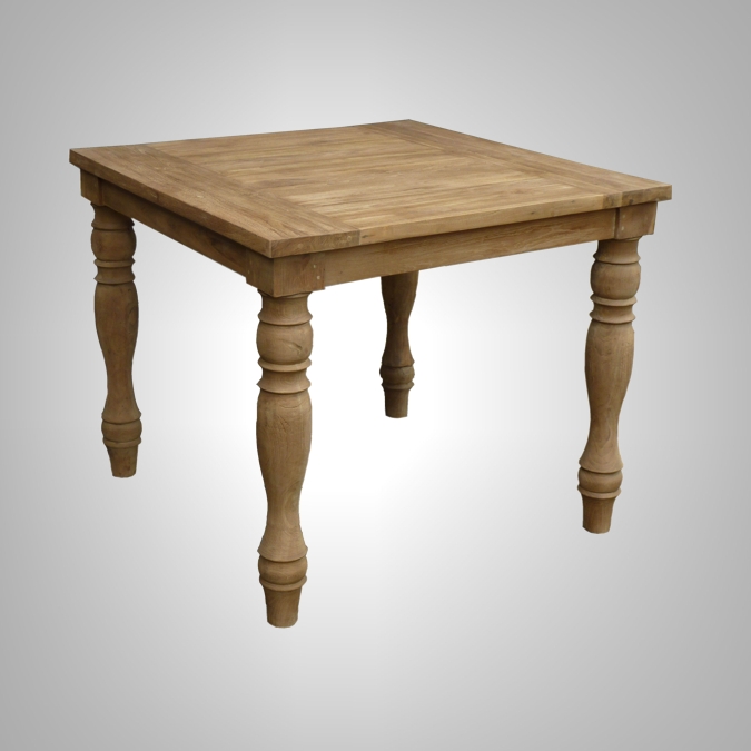 Dining Table Turned Legs