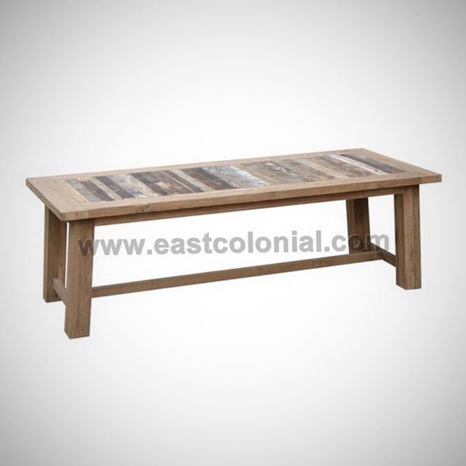 Rust Teak Dining Table