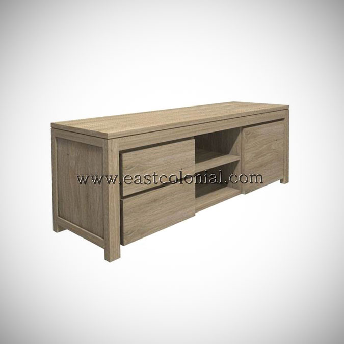 Solo TV Rack 1 Door 2 Drawers