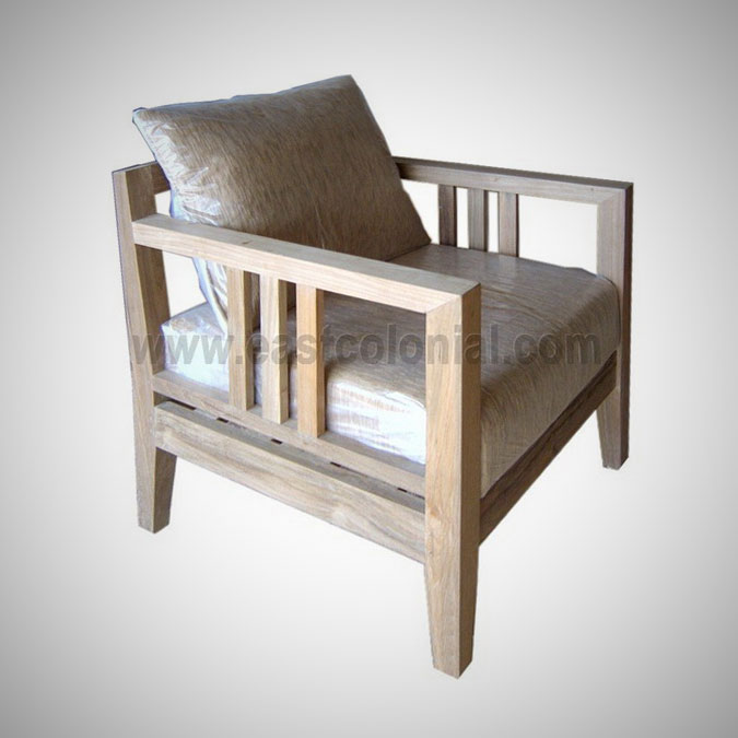 Slat Sofa 1 Seater (incl-cushion)