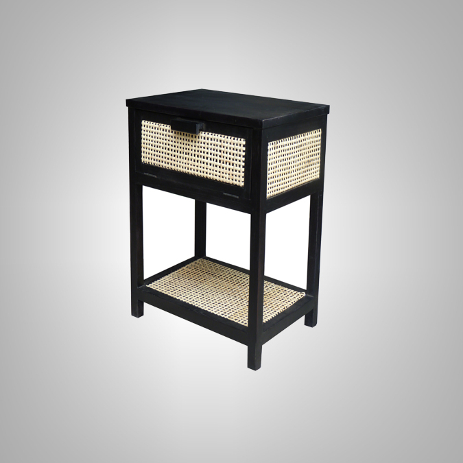 CANE SIDE TABLE