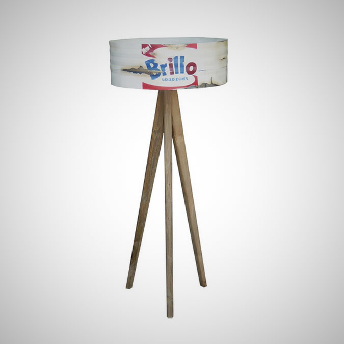 BARREL STANDING LAMP ANDY WARHOL