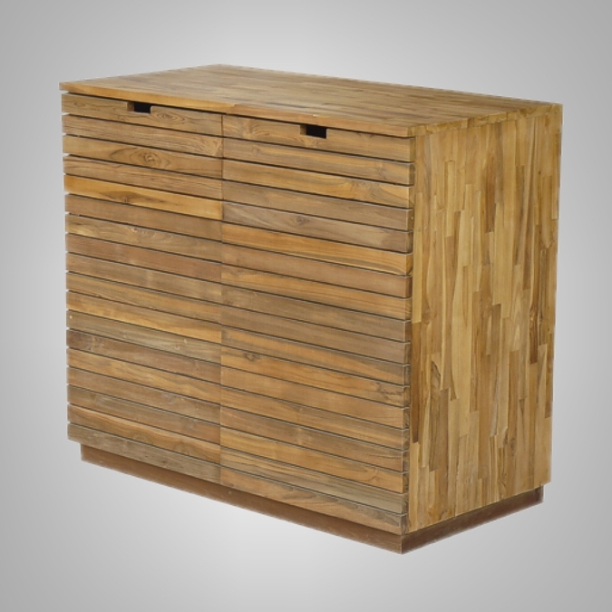 Slat Dressoir 2 Doors 2 Drawers 