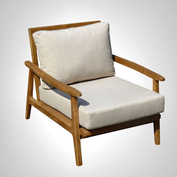 Sofa 1 Seater with Sunbrella Fabric Cushion