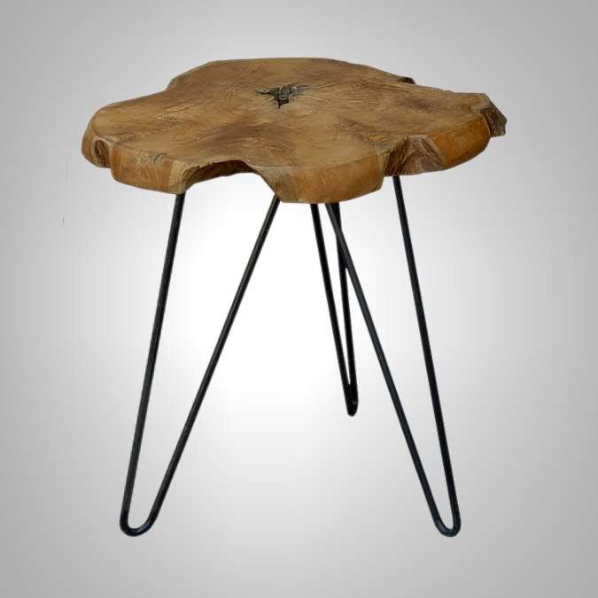 STOOL ORGANIC T4CM WITH IRON LEG