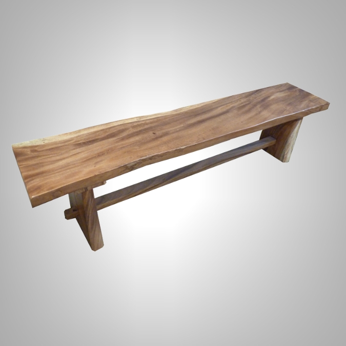 Suar Bench with Natural Edging